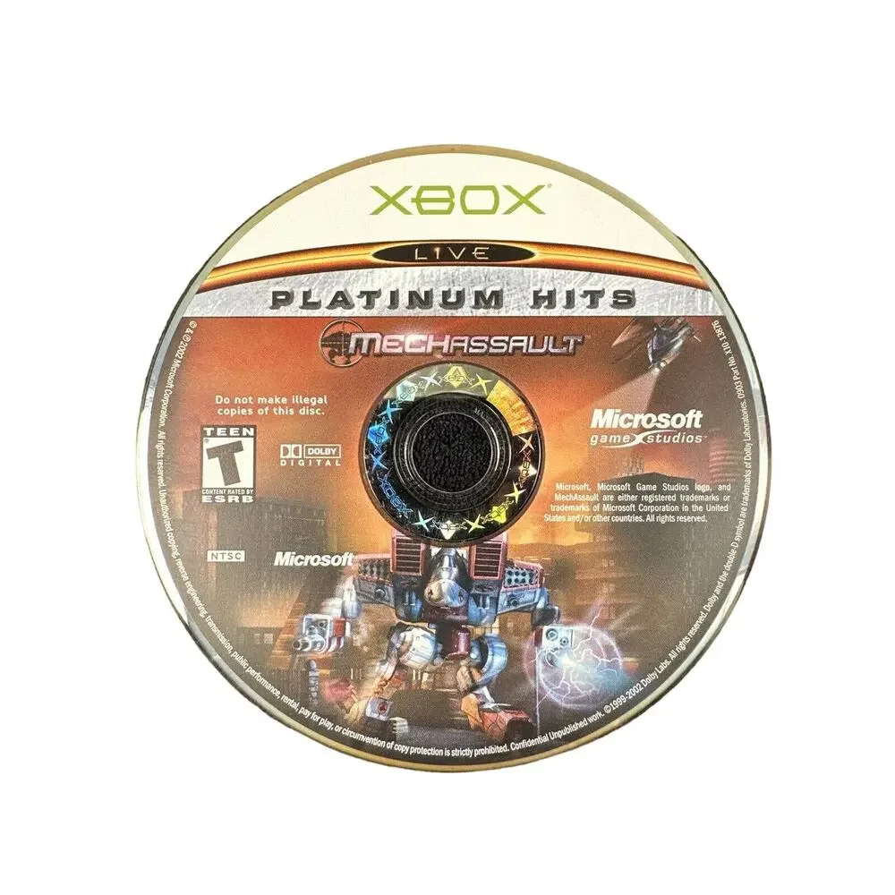 MechAssault (Microsoft Xbox, 2002) Complete, Tested - Picture 4 of 6